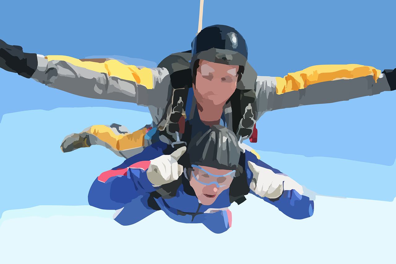 skydiving freefall
